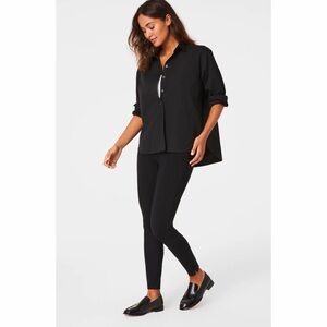 Spanx Ponte Leggings Ankle Side Slit